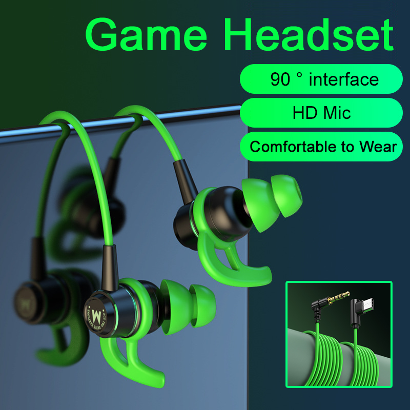 Home Bar Iphone - Gaming-Headsets HiFi In-Ear 90-Grad-Winkelstecker Typ C