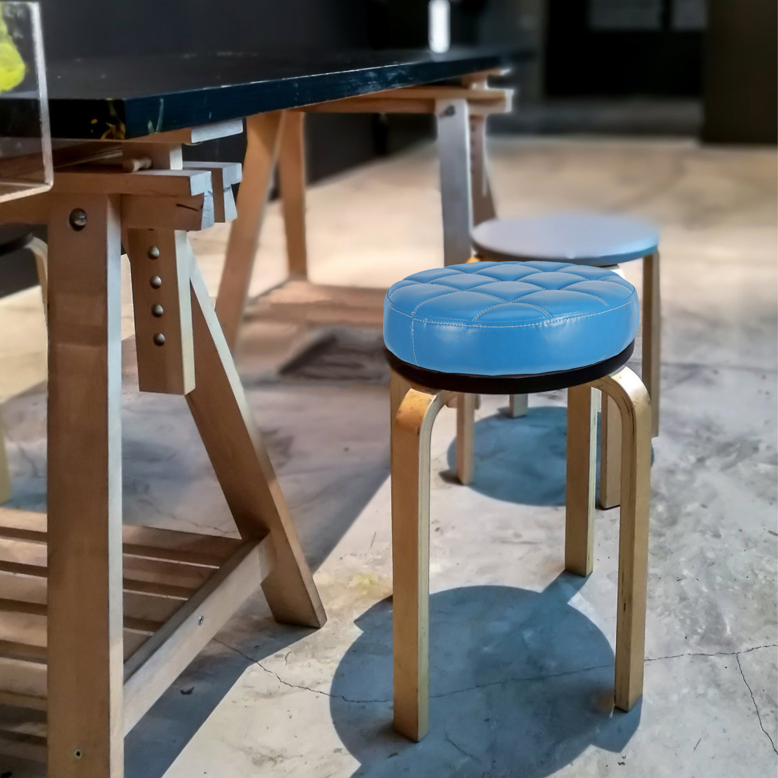 PU Rundes Sitzkissen als Ersat – Home Bar Seating Bewertung und Preis