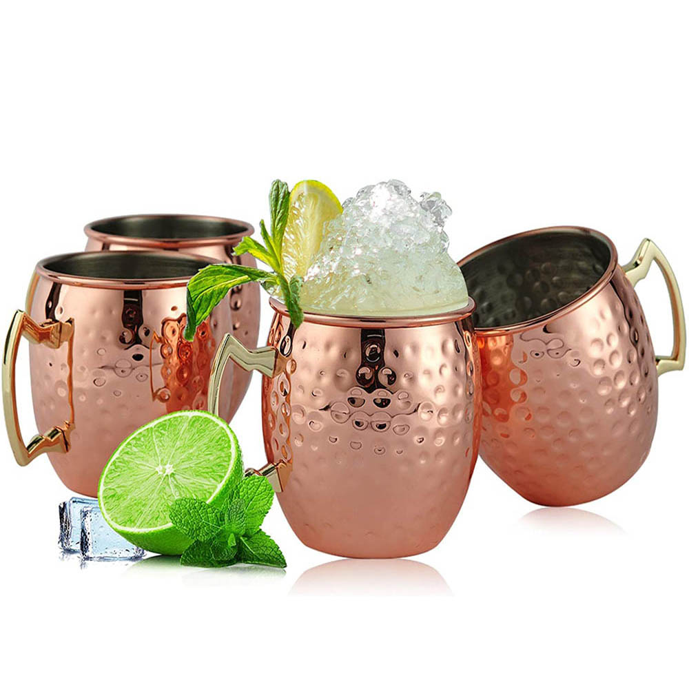 2 stücke 100% Handgemachte 18  – Mule Copper Mug Bewertung und Preis