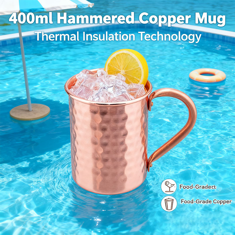 Neue 100% Kupferbecher, reine  – Mule Copper Mug Bewertung und Preis