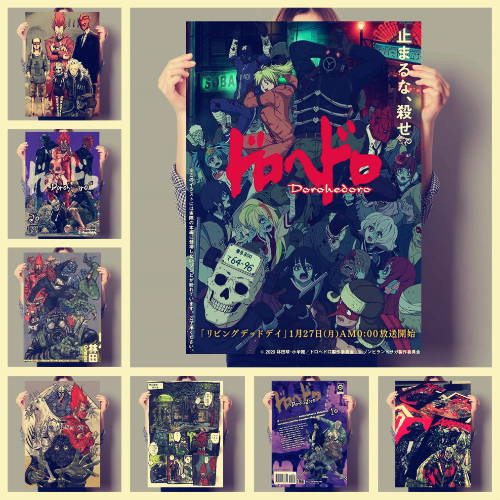 Anime Vintage Dorohedoro Poste – Home Bar Seating Bewertung und Preis