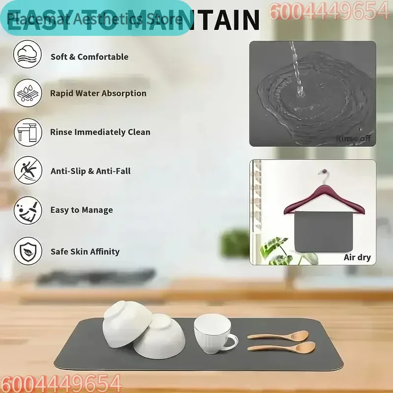Moderne Minimalistische Linien – Bar Mat Rubber Bewertung und Preis